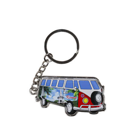 Kemer Themed Minibus Shaped Metal Keychain - 4