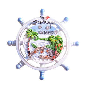 Myros - Kemer Themed Polyester Fridge Magnet