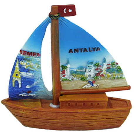 Kemer Themed Polyester Sail Figurine