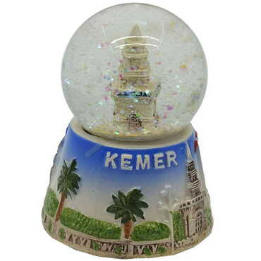 Myros - Kemer Themed Polyester Snow Globe