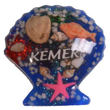 Myros - Kemer Themed Transparent Polyester Photo Fridge Magnet