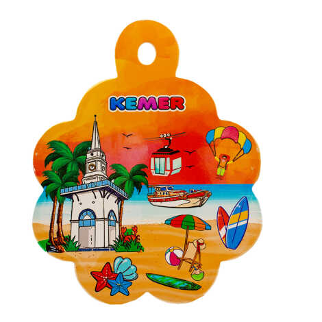 Kemer Themed UV Printed Daisy Handle Trivet - 1