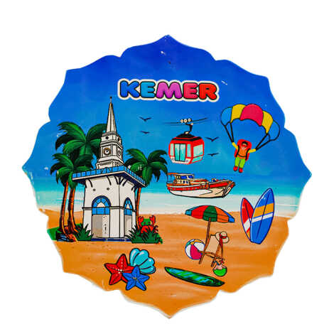 Kemer Themed UV Printed Star Shaped Traditional Trivet - 1