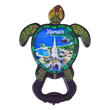 Kemer Themed UV Printed Turtle Bottle Opener - 1