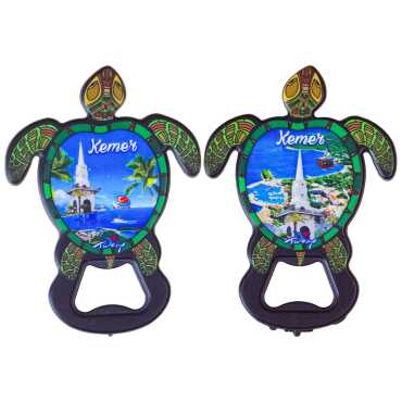 Kemer Themed UV Printed Turtle Bottle Opener - 2
