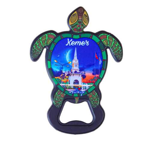 Kemer Themed UV Printed Turtle Bottle Opener - 5