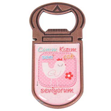Toptan Kız Çocuğa Özel Myros Metal Açacak Magnet 40x90 mm - Myros