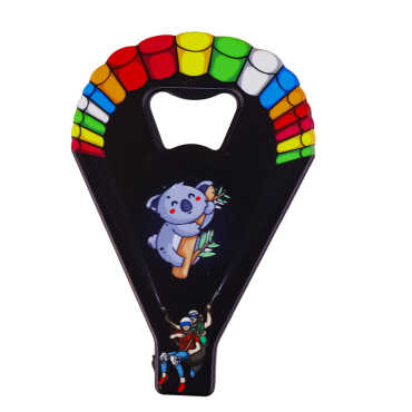 Koala Themed UV Printed Parachute Bottle Opener - Myros