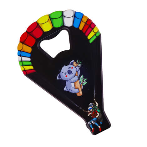 Koala Themed UV Printed Parachute Bottle Opener - 2