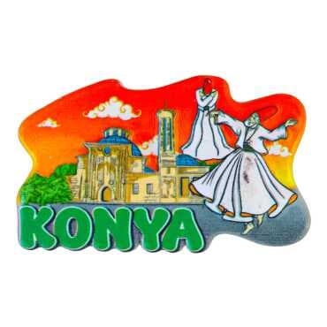 Konya Themed Myros Local Polyester Refrigerator Magnet - 12
