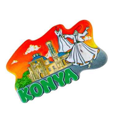 Konya Themed Myros Local Polyester Refrigerator Magnet - 22