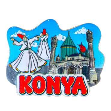 Konya Themed Myros Local Polyester Refrigerator Magnet - 19