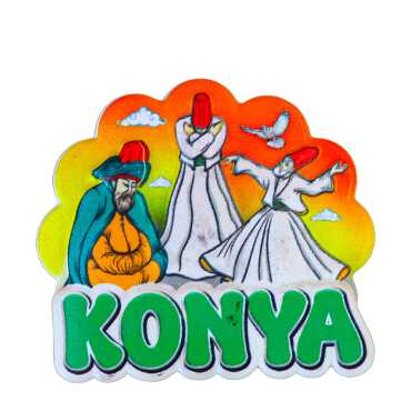 Konya Themed Myros Local Polyester Refrigerator Magnet - 13