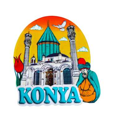 Konya Themed Myros Local Polyester Refrigerator Magnet - 9