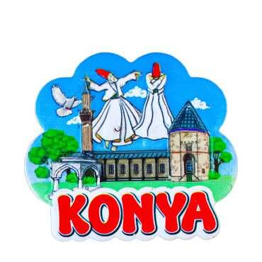 Konya Themed Myros Local Polyester Refrigerator Magnet - 3