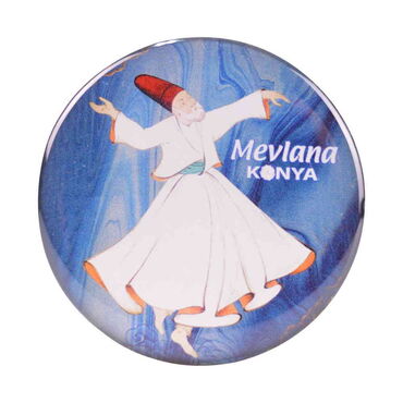 Myros - Toptan Konya Temalı Myros Yuvarlak Magnet 67 mm