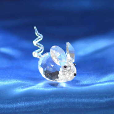 Crystal Mouse Figurine No. 1 - 2