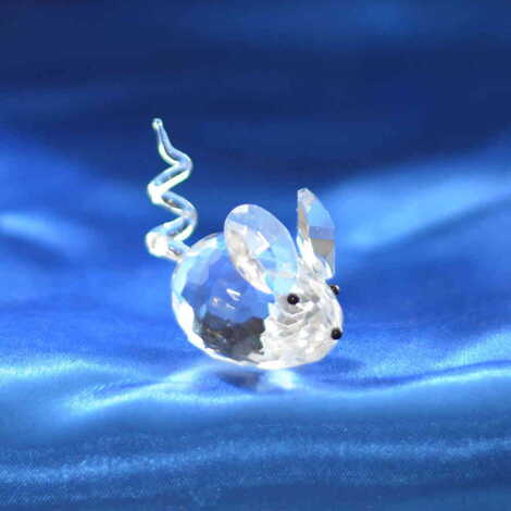 Crystal Mouse Figurine No. 1 - 2