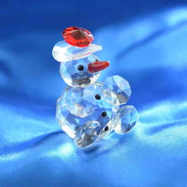 Crystal Snowman Figurine No. 2 - Standart - 2