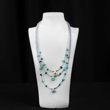 Sand Bead Necklace - Standart - 2