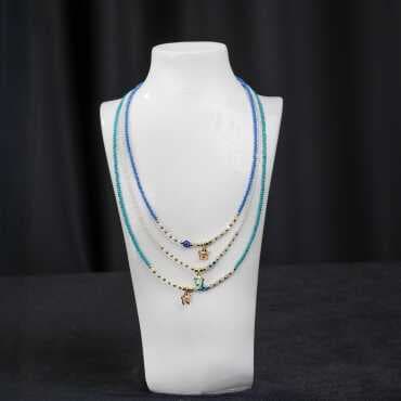 Sand Bead Necklace - Standart - 8