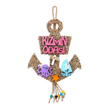 Toptan Kumlu Oğlum - Kizim - Welcome - Hoşgeldi̇ni̇z Çapa 19*23 Cm - Myros