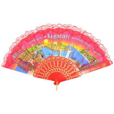 Kusadasi Region Themed Had Fan - 4