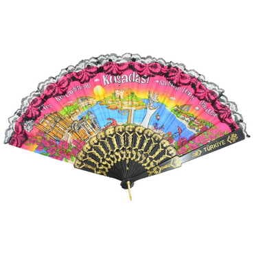 Kusadasi Region Themed Had Fan - 5