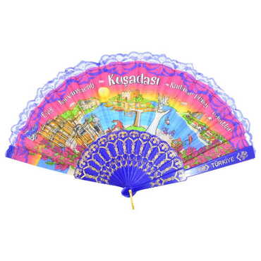 Kusadasi Region Themed Had Fan - 6