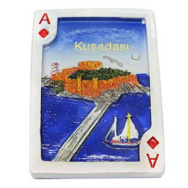 Kusadasi Polyester Poker Magnet - Myros