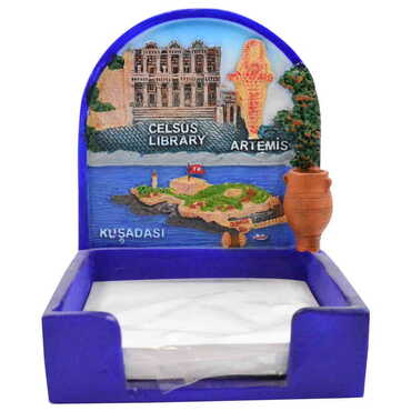 Kusadası Region Polyester Note Holder - Thumbnail