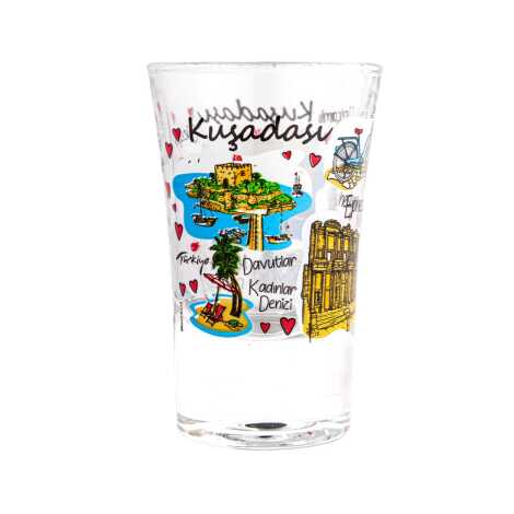 Toptan Kuşadası Temalı Baskılı Shot Bardak 45x70 mm - 4