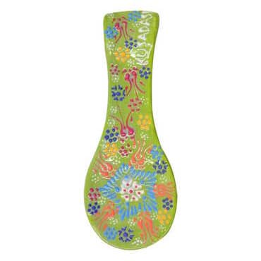Kusadasi Themed Turkish Ceramic Relief Serie B Spoon Rest