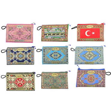 Toptan Kuşadası Temalı Dokuma Cüzdan 100x155 mm - 2