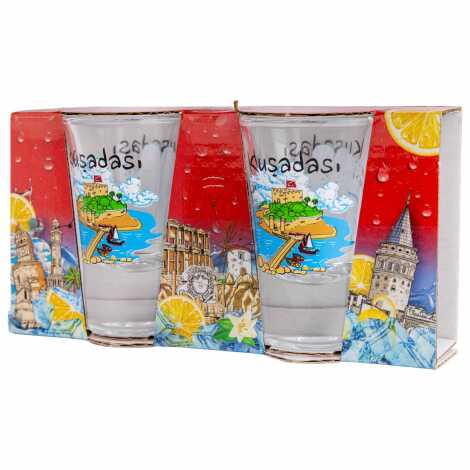 Toptan Kuşadası Temalı İkili Shot Bardak - 2