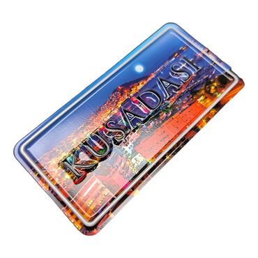 Toptan Kuşadası Temalı Kabartmalı Pvc Baskı Magnet - Thumbnail