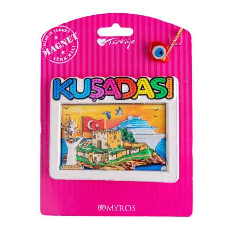 Kuşadası Temalı Kartonetli Uv Polyester Magnet - 5