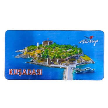 Kuşadası Themed Metallic Refrigerator Magnet 50x100 mm - 7