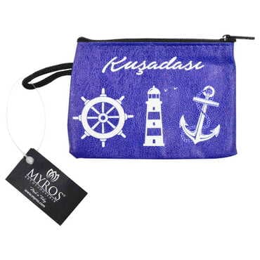 Kusadasi Themed Turkish Woven Wallet 215x155x8 mm - 10