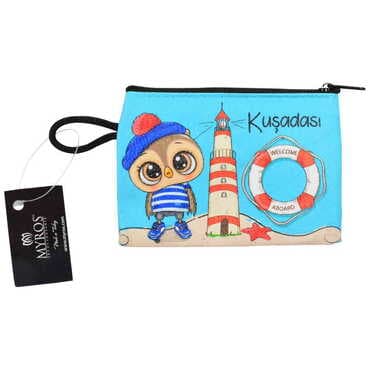 Kusadasi Themed Turkish Woven Wallet 215x155x8 mm - 11