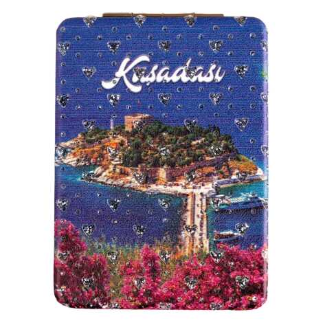 Kuşadası Temalı Myros Dikdörtgen Pu Ayna - 1