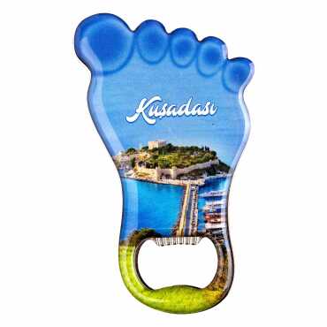 Kuşadası Temalı Myros Metal Ayak Açacak Magnet 100x59 mm - 4