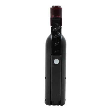 Kusadasi Themed Bottle Shaped Metal Wine Bottle Corkscrew Opener-Magnetic 115x25x25 mm - Standart - 4