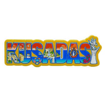 Kuşadası Themed Myros Local Polyester Refrigerator Magnet - 7