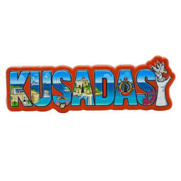 Kuşadası Themed Myros Local Polyester Refrigerator Magnet - 10