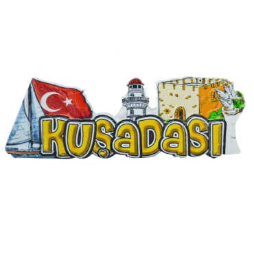 Kuşadası Themed Myros Local Polyester Refrigerator Magnet - 11
