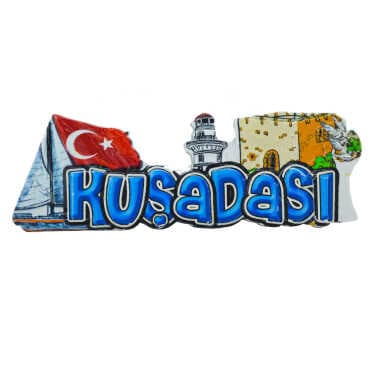 Kuşadası Themed Myros Local Polyester Refrigerator Magnet - 12