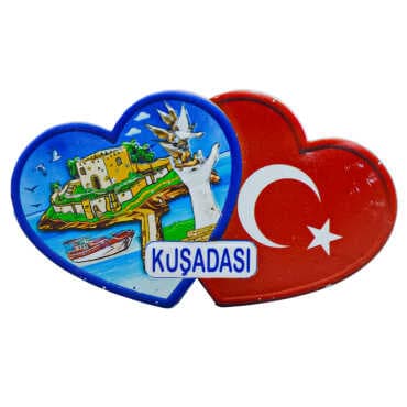 Kuşadası Themed Myros Local Polyester Refrigerator Magnet - 18