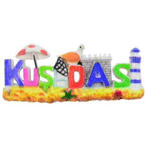 Toptan Kuşadası Temalı Polyester Uv Baskılı Magnet - 5