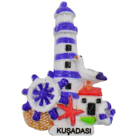 Toptan Kuşadası Temalı Polyester Uv Baskılı Magnet - 7
